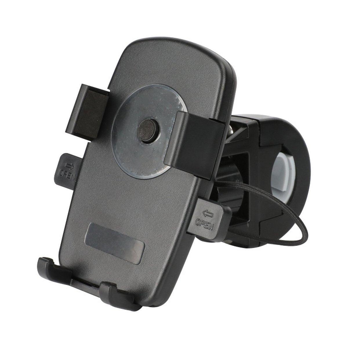 360 Degree Rotation Phone Holder Handlebar Mount for Motorcycle and Bicycle