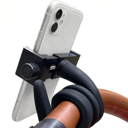 Universal Flexible Phone Holder Silicone Hose Stroller Crib Mount Stand Bracket