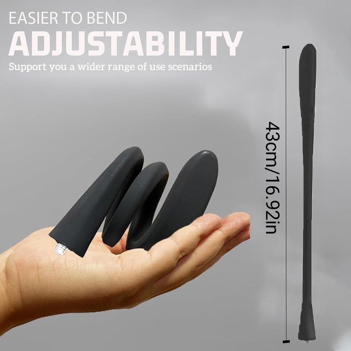 Universal Flexible Phone Holder Silicone Hose Stroller Crib Mount Stand Bracket