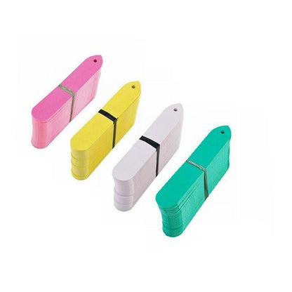 100PCS Plant Labels Flexible Pvc Plastic Garden Tag Nursey Seeding Marker Pen Bulk Sale - Pink