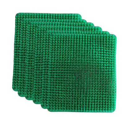 6PCS Egg Laying Box Mat Plastic Chicken Nest Grass Pad Imitation Grass Gasket