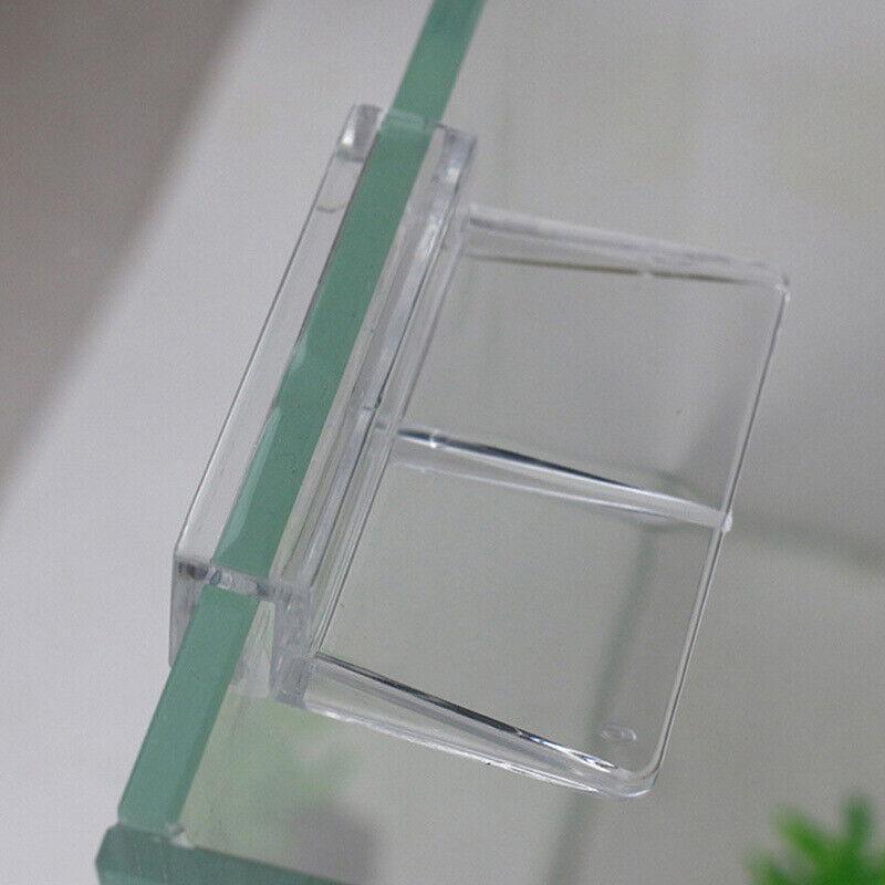 4Pcs Plastic Clips Glass Cover Support Holder Aquarium Fish Tank 6/8/10/12Mm New - 10MM
