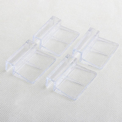 4Pcs Plastic Clips Glass Cover Support Holder Aquarium Fish Tank 6/8/10/12Mm New - 8MM