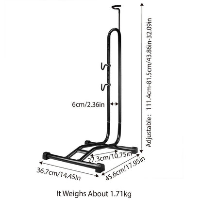 Mountain Bicycle Stand Parking Rack L Shaped Frame Bike Display Maintenance Tool