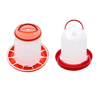 Durable Poultry Feeder and Waterer for Chicken and Chook Farming Use - Feeder