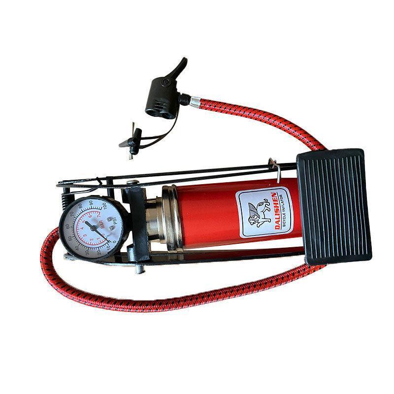 High Pressure Foot Pump Bicycle Ball Motorbike Car Type Inflator Tire Air Pump