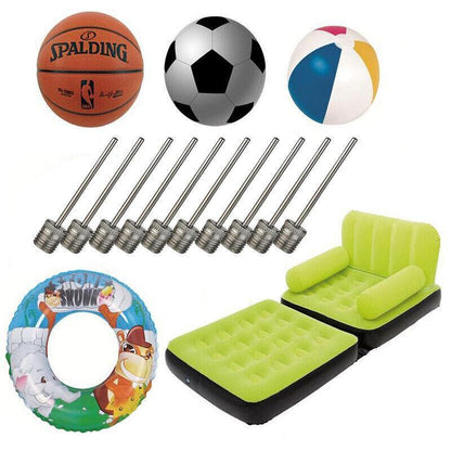 Stainless Steel Ball Pump Needle Inflator Pin for Football Basketball Volleyball - 3PCS
