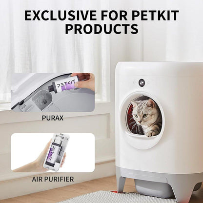 4PCS Smart Cat Litter Box Deodorizer Liquid Purifier with Pear Blossom Scent