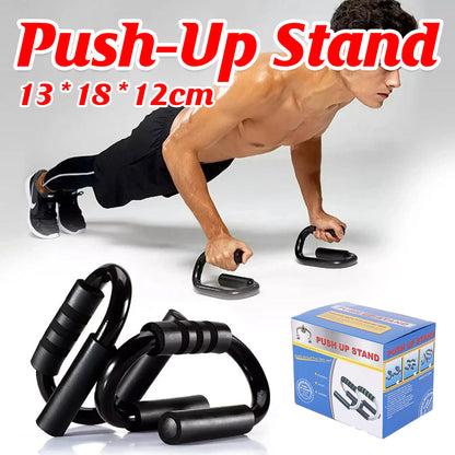 Push Up Bar Stand S Shape Home Workout Arm Chest Trainer Indoor Fitness Tool