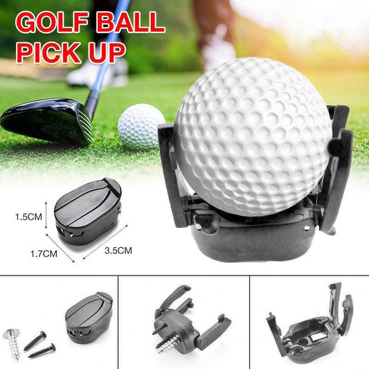 U Golf Ball Pick Up Tool Retriever Putt Retriever Back Saver For Putter Grip