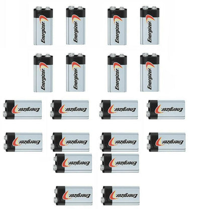 Energizer 9V Max Alkaline Battery Genuine Sealed In Card 6Lr61 Made In Malaysia - 1 PC