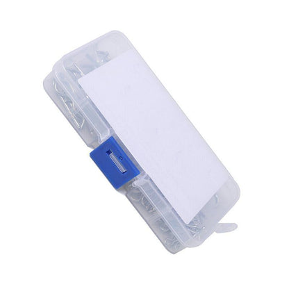 100Pcs Heavy-Duty Zinc-Plated R Clips Pin Tractor Hitch Assortment