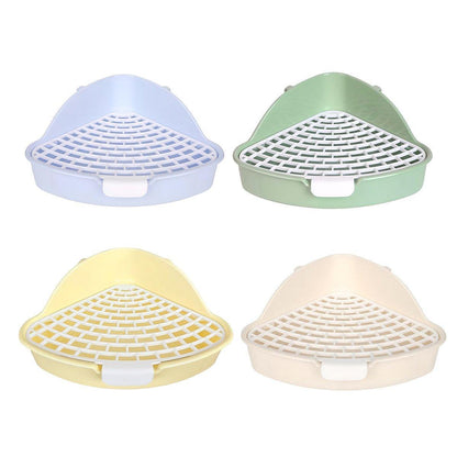 Rabbit Litter Box And Small Animals Pet Toilet Pee Pad Supplies Potty Rabbit - Green