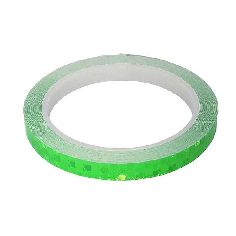 8m Reflective Tape for Bikes Cars Motorcycles Waterproof High Visibility Strip - Black-Yellow