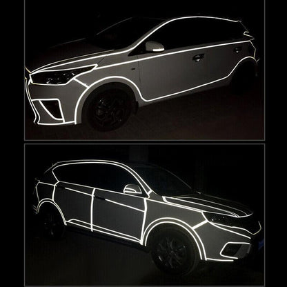 8m Reflective Tape for Bikes Cars Motorcycles Waterproof High Visibility Strip - Colourful