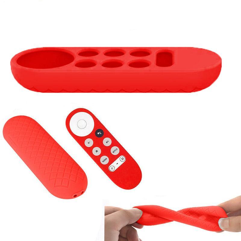 Silicone Case Protective Cover Shell For Google Chromecast Tv 2020 Voice Remote - Pink