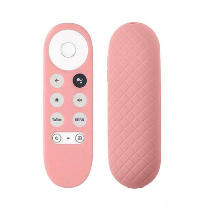 Silicone Case Protective Cover Shell For Google Chromecast Tv 2020 Voice Remote - Grey