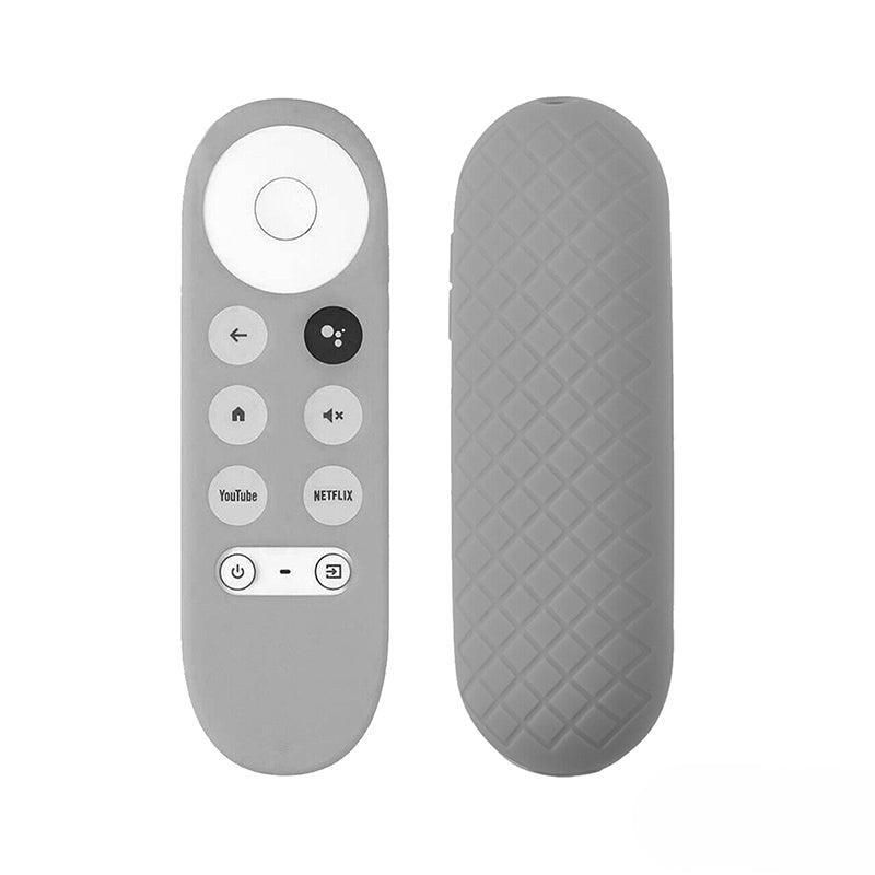 Silicone Case Protective Cover Shell For Google Chromecast Tv 2020 Voice Remote - White