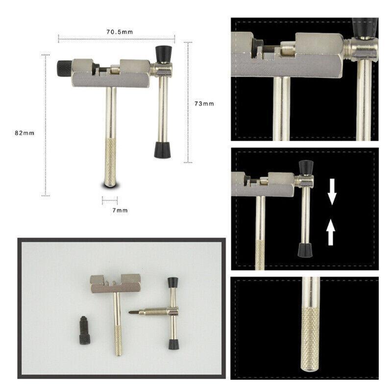 5PCS Bike Repair Tool Kit Crank Puller Chain Breaker Freewheel Bottom Bracket Remover