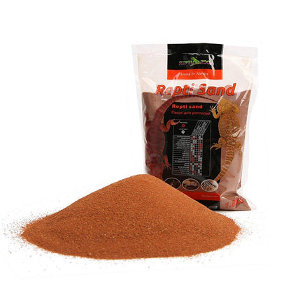 Reptile Sand Climbing Mat Pet Feeding Box Terrarium Landscaping Accessories - Orange