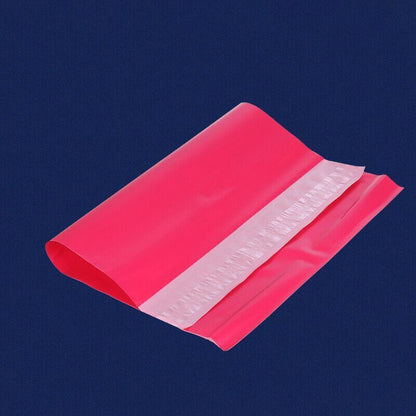 Poly Mailer Bags Mailing Satchel Plastic Courier Self Sealing Packing Rose Red - 38*52CM