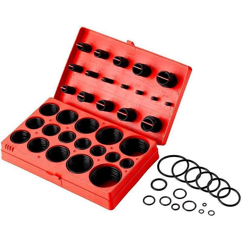 419 Pcs Rubber O Ring Kit Metric Grommet Seal Plumbing Garage O-Ring Assortment