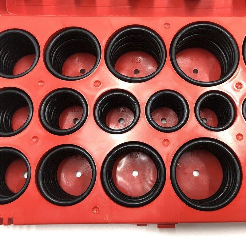 419 Pcs Rubber O Ring Kit Metric Grommet Seal Plumbing Garage O-Ring Assortment