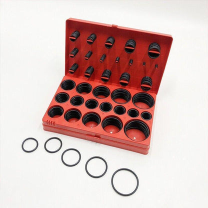 419 Pcs Rubber O Ring Kit Metric Grommet Seal Plumbing Garage O-Ring Assortment