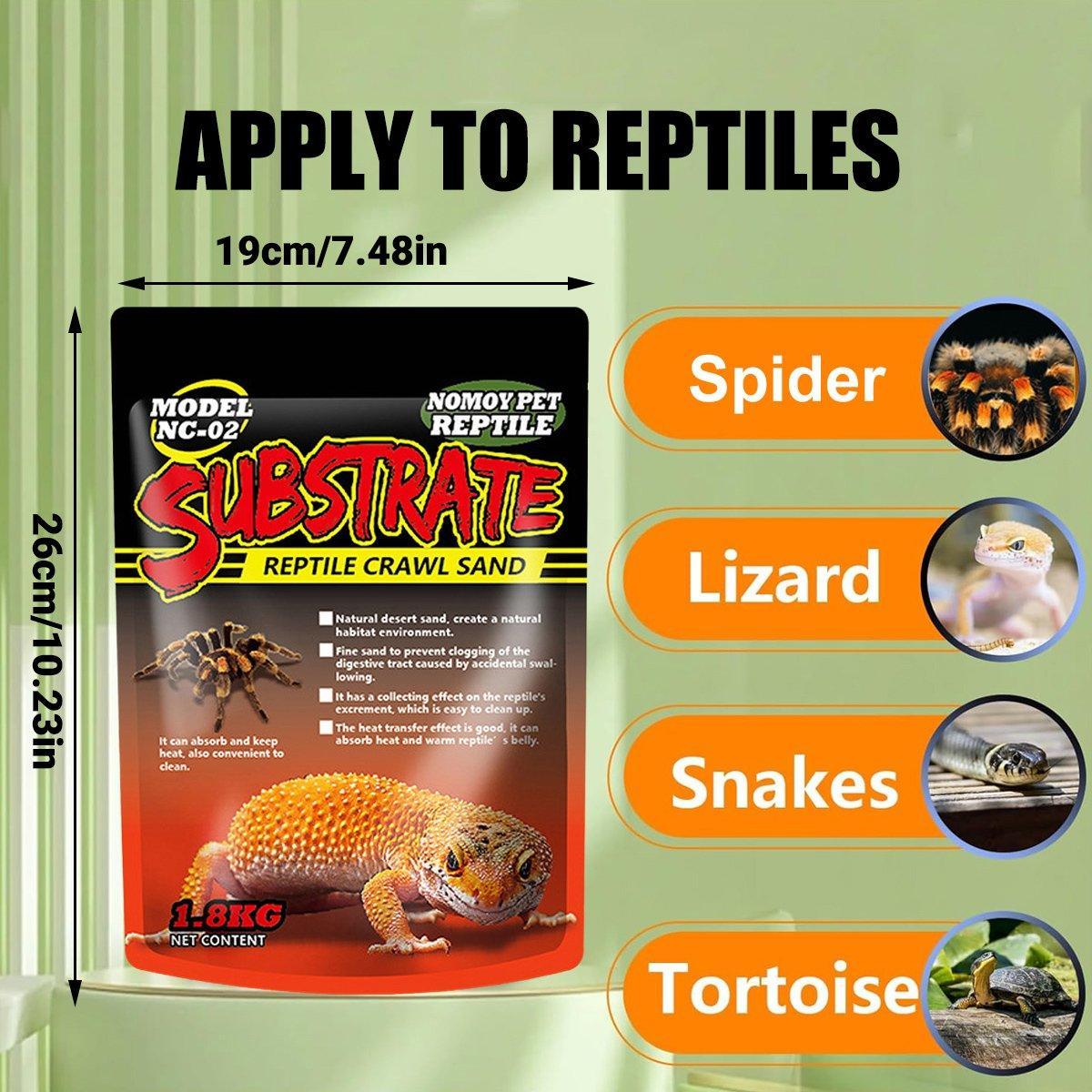 Pet Sand for Tortoises Snakes Lizards Spiders Multi-colour Reptile Habitat Decor - Grey Blue