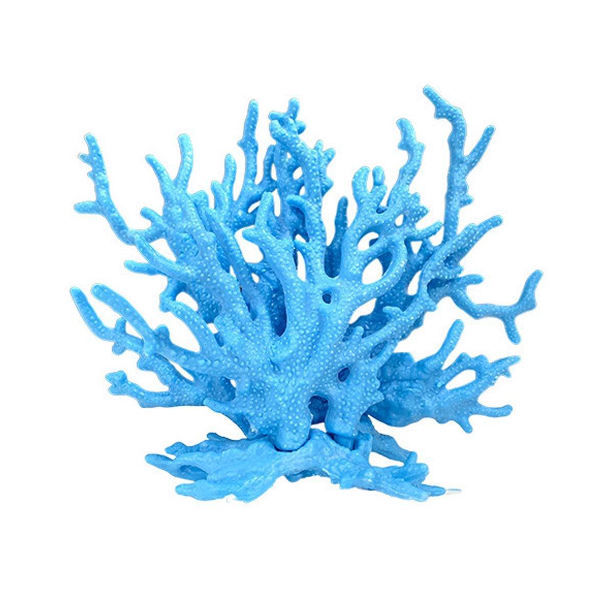 Soft Coral Realistic Water Plants Aquarium Decoration Fish Tank Seawater Set - Purple