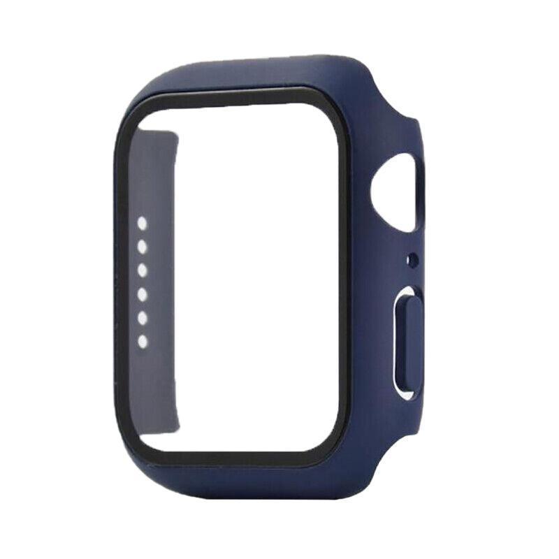 For Apple Watch iWatch Series SE 6 5 4 3 2 1 Case Full Glass Cover 40mm - Green