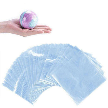 100X Heat Shrink PVC Bags Wrap Film for Gift Crafts & Soap - 16x24cm