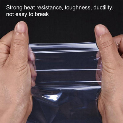100X Heat Shrink PVC Bags Wrap Film for Gift Crafts & Soap - 16x24cm