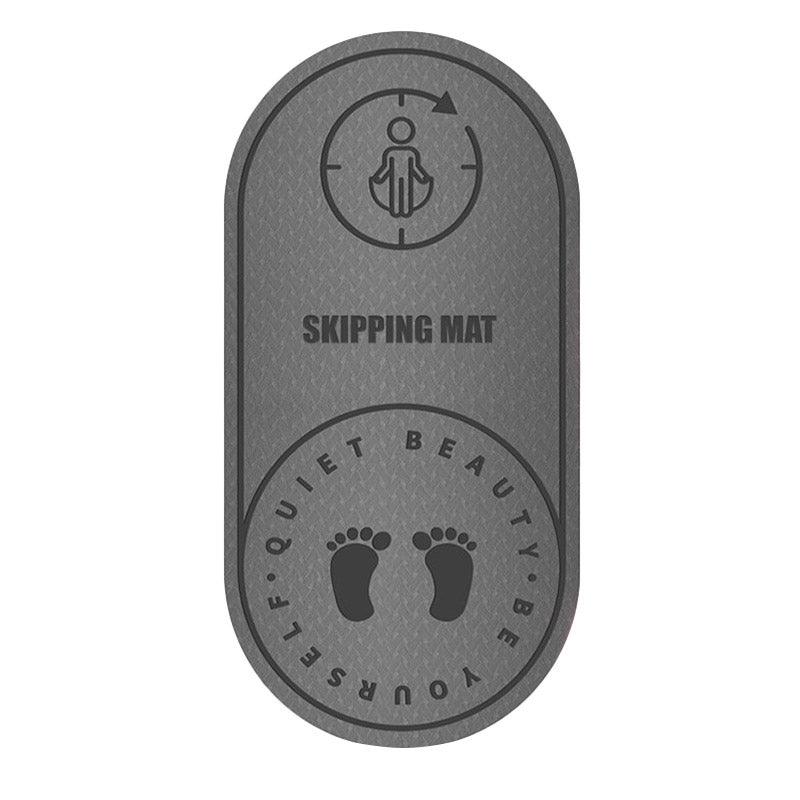 Jump Rope Mat Soundproof Shock Absorbing Mat for Indoor Fitness Yoga Floor Use - Pink