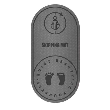 Jump Rope Mat Soundproof Shock Absorbing Mat for Indoor Fitness Yoga Floor Use - Pink