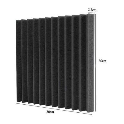 Sound Proofing Acoustic Panels Tiles Foam Studio Egg Shell Insulation Bass Traps - 12PCS