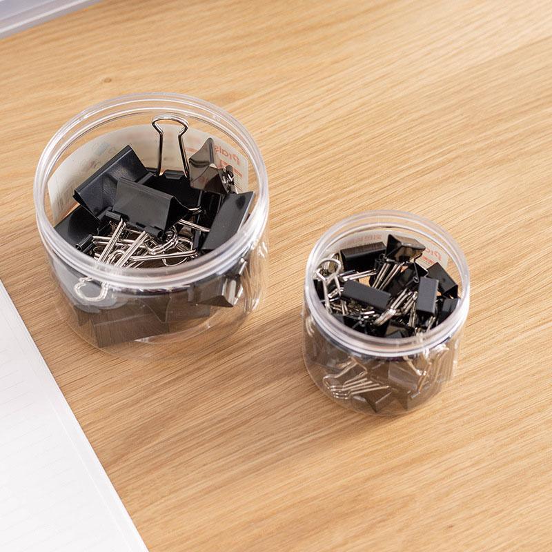 20PCS Black Bulldog Foldback Clips Document Paper Clamps Multiple Sizes - Black 19mm