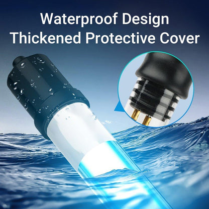 Fish Tank Germicidal Lamp UV Ultraviolet Water Disinfection Light for Aquarium - Single Tube-5W
