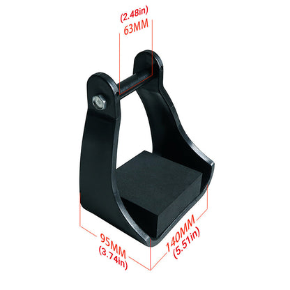 2pcs Plastic Stirrups Adjustable Horse Riding Equestrian Training Stable Riding