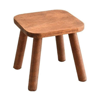 Wooden Short Stool Living Room Shoe Changing Stool Home Furniture Seat