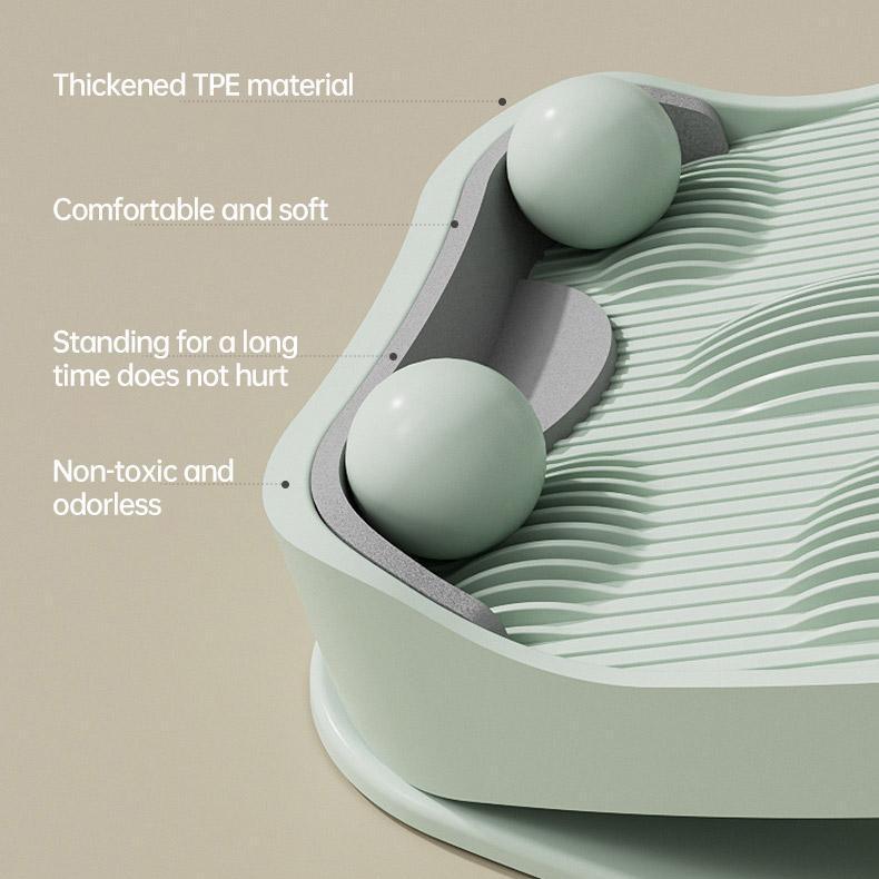 Inclined Pedal Leg Stretcher Multifunctional Stretching Plate Exercise Tool - Pink-Basic