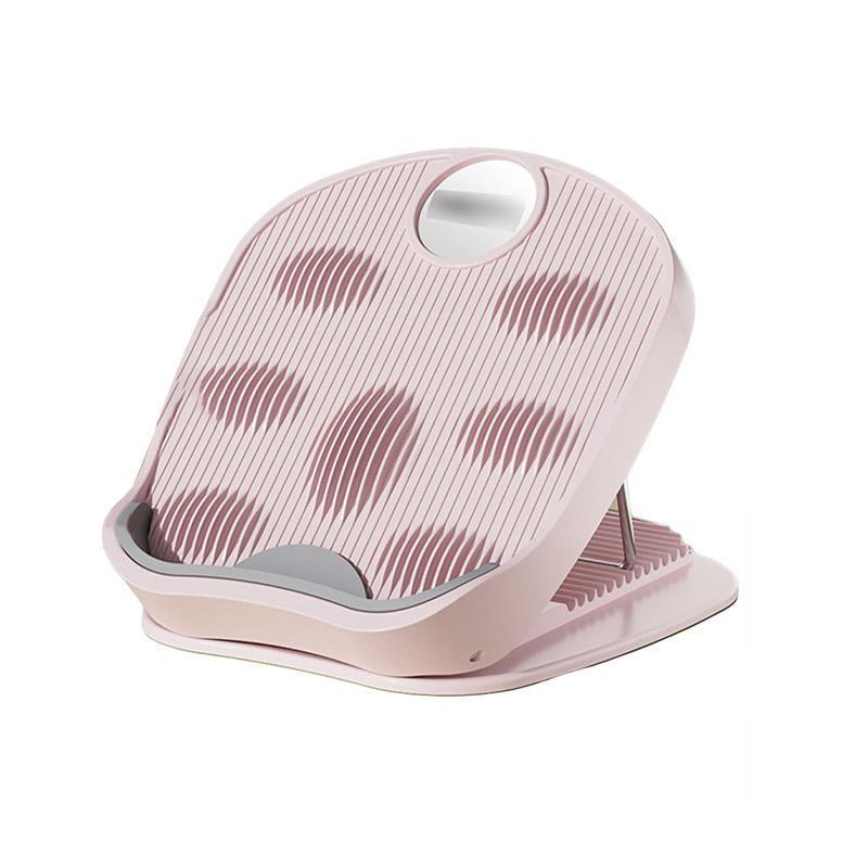 Inclined Pedal Leg Stretcher Multifunctional Stretching Plate Exercise Tool - Pink-Basic