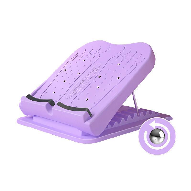 Inclined Pedal Leg Stretcher Multifunctional Stretching Plate Exercise Tool - Pink-Basic