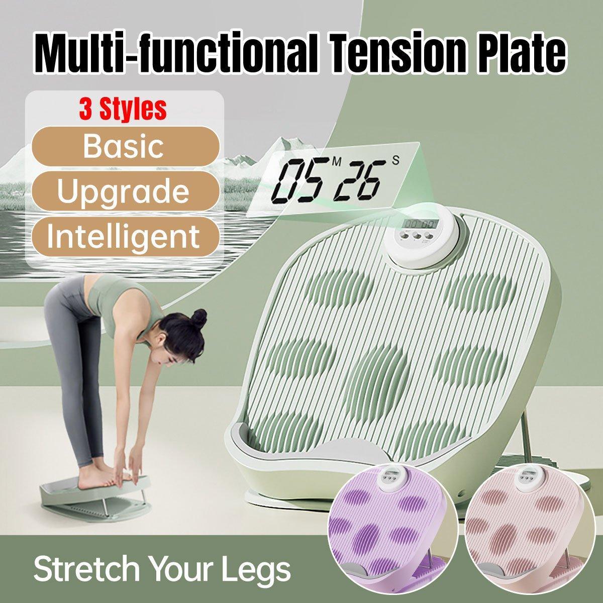 Inclined Pedal Leg Stretcher Multifunctional Stretching Plate Exercise Tool - Purple-Basic