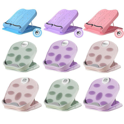Inclined Pedal Leg Stretcher Multifunctional Stretching Plate Exercise Tool - Purple-Basic