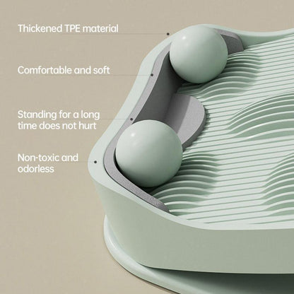 Inclined Pedal Leg Stretcher Multifunctional Stretching Plate Exercise Tool - Purple-Basic