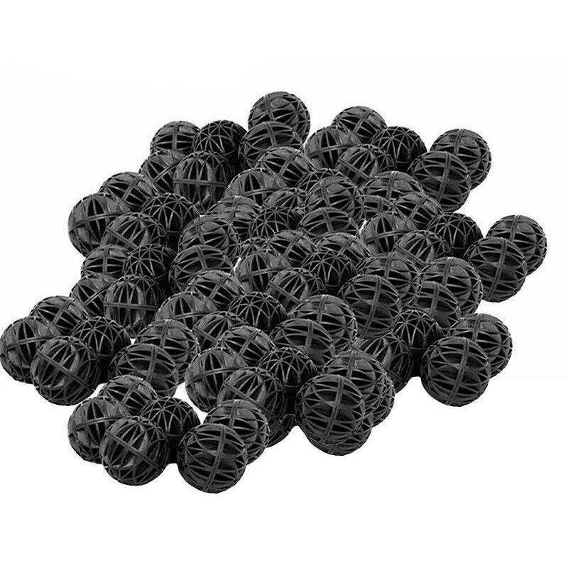 100-300X Bio Balls Aquarium Marine Fish Tank Pond Sump Filter Media Biological - Blue 100PCS