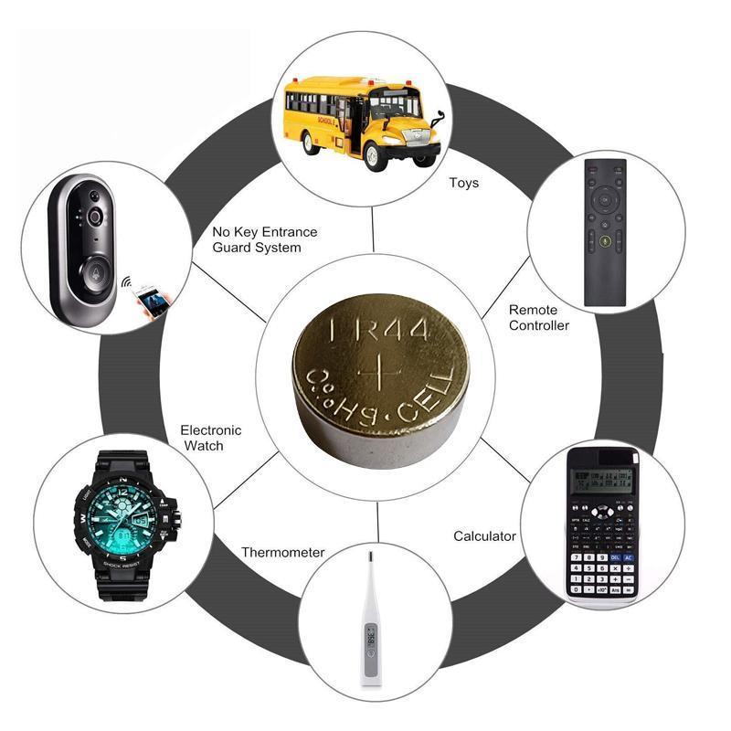 50PCS LR44 AG13 1.5V Alkaline Button Cell Batteries for Watch Calculator Remote