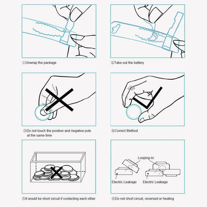 50PCS LR44 AG13 1.5V Alkaline Button Cell Batteries for Watch Calculator Remote