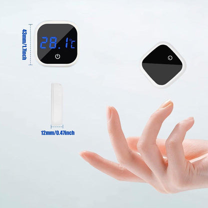 Aquarium Thermometer External Touch Screen Fish Tank Water Temperature Monitor